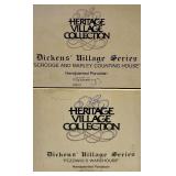 Department 56 Heritage Village Dickens Series Scrooge & Marley Counting House and Fezziwig