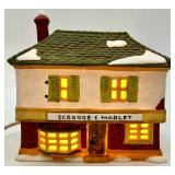 Department 56 Heritage Village Dickens Series Scrooge & Marley Counting House and Fezziwig