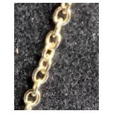 Tiara 14K Gold Over Sterling Silver CZ 3-Stone Pendant