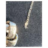 Knotted Gold 14K Gold Over Brass Pendant and Chain