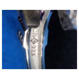 Sterling Silver 4-Stone Square Simulated Ring - Size 8