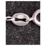 Sterling Silver Family Simulated Birthstone Name Heart Pendant