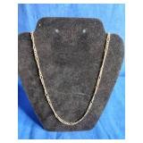 24" Tiara 14K Gold Over Sterling Silver Necklace