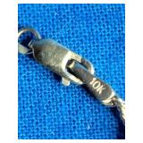 Midas Chain 10K Gold 24" Hollow Necklace