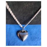 Silvertone Heart Locket