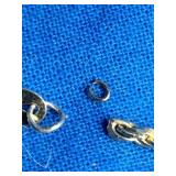 18K Gold Over Sterling Silver Rope Chain Necklace