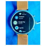 Womens Smartwatch FOSSIL VENTURE FTW6014 Leather Brown Touchscreen