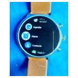 Womens Smartwatch FOSSIL VENTURE FTW6014 Leather Brown Touchscreen