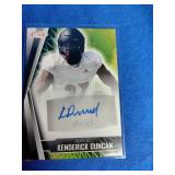 4 Autographed Football Cards