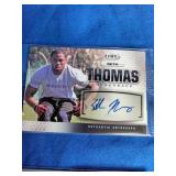 4 Autographed Football Cards
