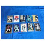 10 Numbered Baseball Cards