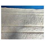 Safavieh Shadow Box Shag 2 x 7 Cream Indoor Border Runner Rug