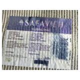 Safavieh Shadow Box Shag 2 x 7 Cream Indoor Border Runner Rug
