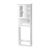 Baxton Studio Campbell Over-the-Toilet Storage Cabinet