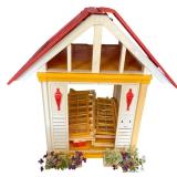 Barbie Dream Cottage with Furniture, Accessories, Dolls, and Clothing Lot