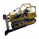 Vintage Tonka T-9 Mighty Dozer and International Tractor Toy Vehicles