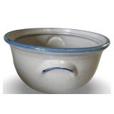 Red Wing Stoneware Casserole Dish with Blue Rim No Lid