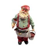 Set of 3 Clothtique Santa Claus Figurines assorted themes