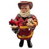 Set of 4 Clothtique Santa Figurines with Accessories