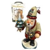 Collection of 4 Santa Claus Holiday Figurines with Original Boxes
