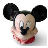 Vintage Mickey Mouse Ceramic Bust Figurine