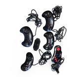 Lot of 5 Sega Genesis Game Controllers with Adapter