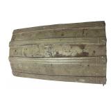 Antique Domed Wooden Travel Trunk with Original Lining
