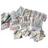 Collection of Vintage Embroidered Linens and Doilies