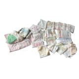 Collection of Vintage Embroidered Linens and Doilies