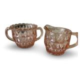 Collection of Vintage Pink Depression Glass Dishes and Tableware