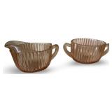 Collection of Vintage Pink Depression Glass Dishes and Tableware