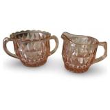 Collection of Vintage Pink Depression Glass Dishes and Tableware