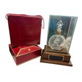 Louis XIII Baccarat Crystal Decanter with Display Case and Box