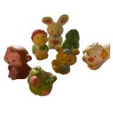 Vintage Strawberry Shortcake Dolls Collection with Strawberry Carry Case and Toy Animals