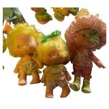 Vintage Strawberry Shortcake Dolls Collection with Strawberry Carry Case and Toy Animals