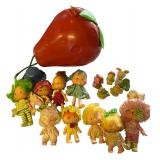 Vintage Strawberry Shortcake Dolls Collection with Strawberry Carry Case and Toy Animals