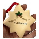 Set of 12 M.J. Hummel Porcelain Christmas Ornaments