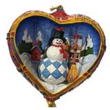Set of 9 Jim Shore Heartwood Creek Christmas Ornaments with Boxes