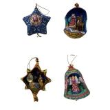 Set of 9 Jim Shore Heartwood Creek Christmas Ornaments with Boxes