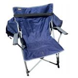 Set of 2 Folding Camp Chairs and Tripod Stool with Carry Bag and 2 Coolers
