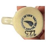 Set of 6 Red Wing Pottery Christmas Mini Ornaments 2005