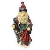 Set of 3 Holiday Santa and Mrs. Claus Figurines