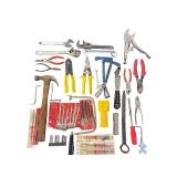 Large Assortment of Hand Tools Including Hammers, Pliers, Wrenches, and Screwdriver Sets
