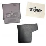 Top Gun NES Game Cartridge with Sleeve and Manual