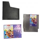 Wacky Races NES Game Cartridge with Dust Sleeve and Manual