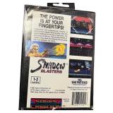 Sega Genesis Shadow Blasters Game Cartridge with Case