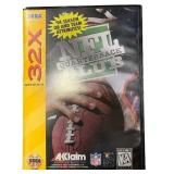 NFL Quarterback Club 32X Genesis Video Game with Case