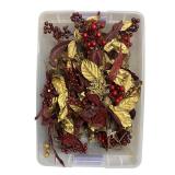 Collection of Artificial Holiday Wreaths and Decorative Garlands