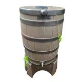 Plastic Rain Barrel with Stand and Spigot