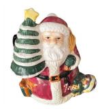 Rosegarden Santa Claus Christmas Ceramic Pitcher and Mugs Set